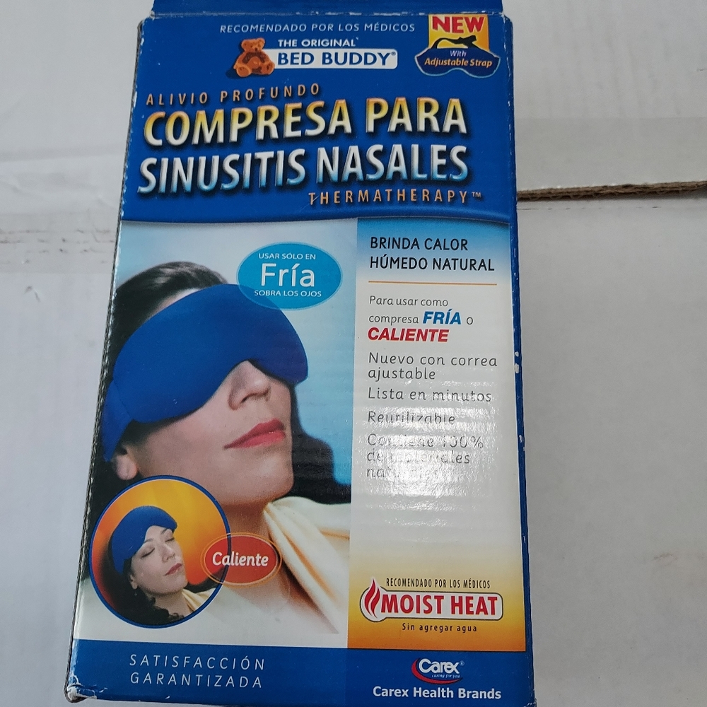 New in box, Original Bed Buddy brand sinus pack, hot or cold use